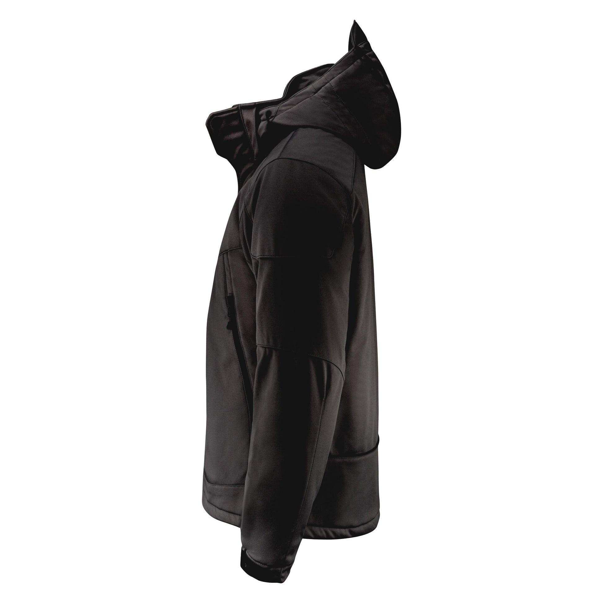Black - Side - Printer Mens Skeleton Jacket