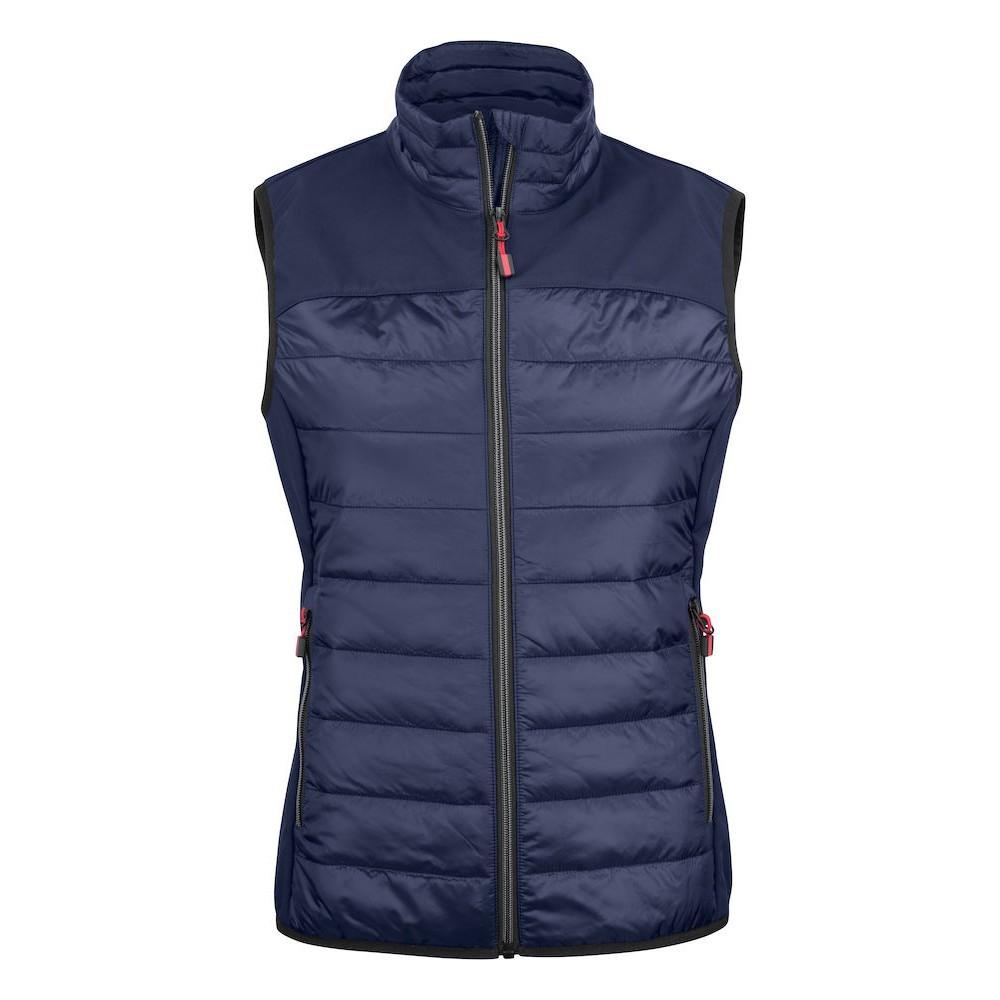 Navy - Front - Printer Womens-Ladies Expedition Gilet