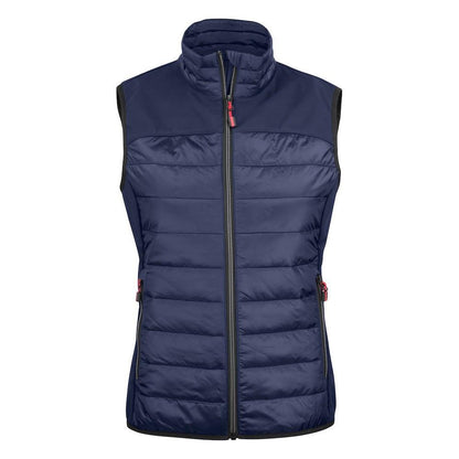 Navy - Front - Printer Womens-Ladies Expedition Gilet