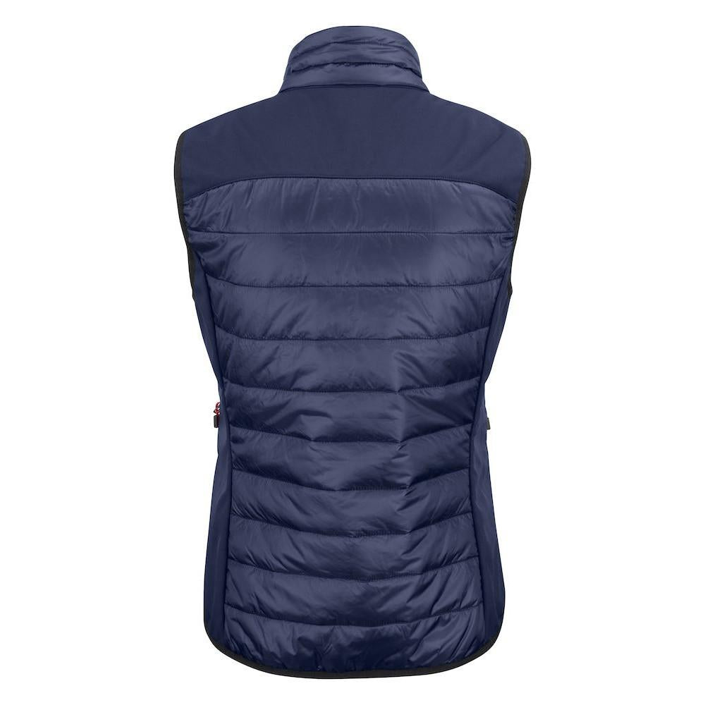 Navy - Back - Printer Womens-Ladies Expedition Gilet