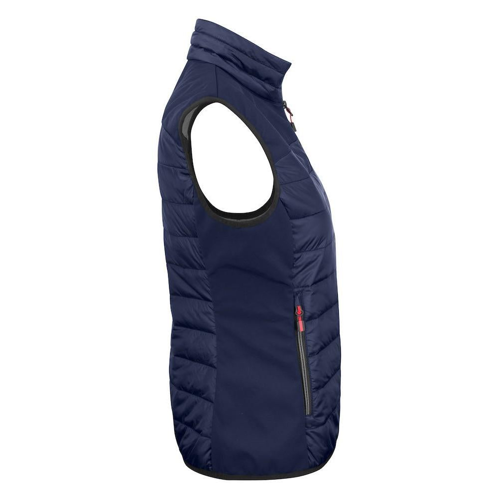 Navy - Side - Printer Womens-Ladies Expedition Gilet
