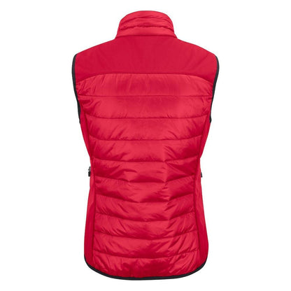 Red - Back - Printer Womens-Ladies Expedition Gilet