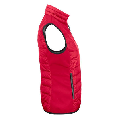 Red - Side - Printer Womens-Ladies Expedition Gilet