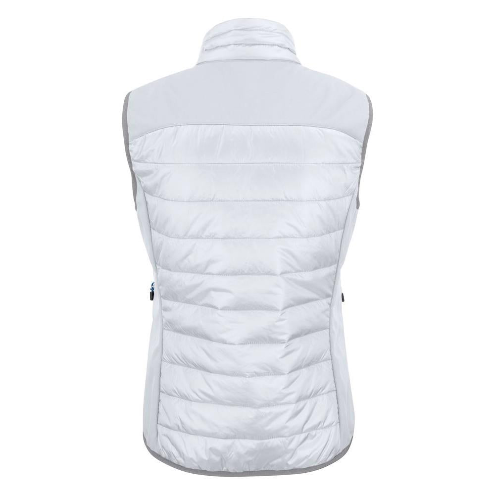 White - Back - Printer Womens-Ladies Expedition Gilet