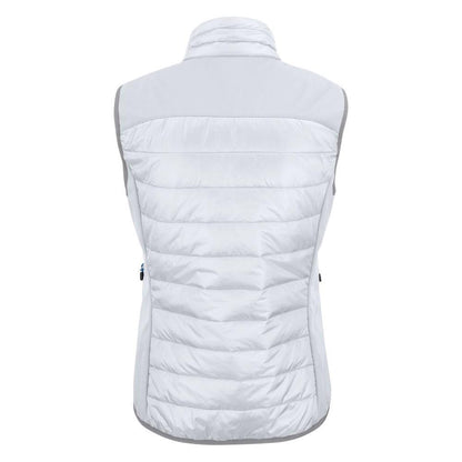 White - Back - Printer Womens-Ladies Expedition Gilet