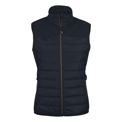 Dark Navy - Back - Printer Womens-Ladies Expedition Gilet