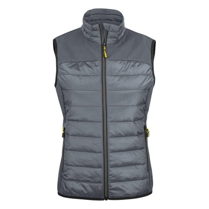 Steel Grey - Front - Printer Womens-Ladies Expedition Gilet