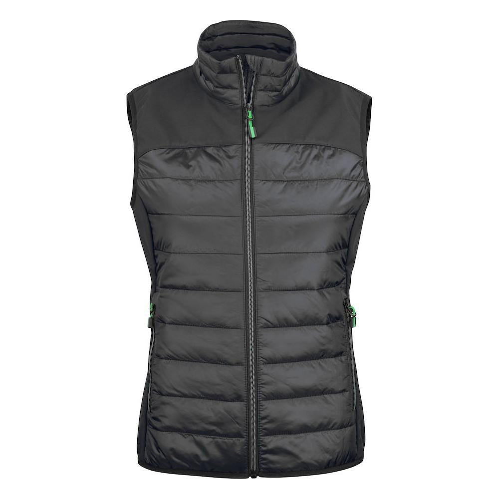 Black - Front - Printer Womens-Ladies Expedition Gilet