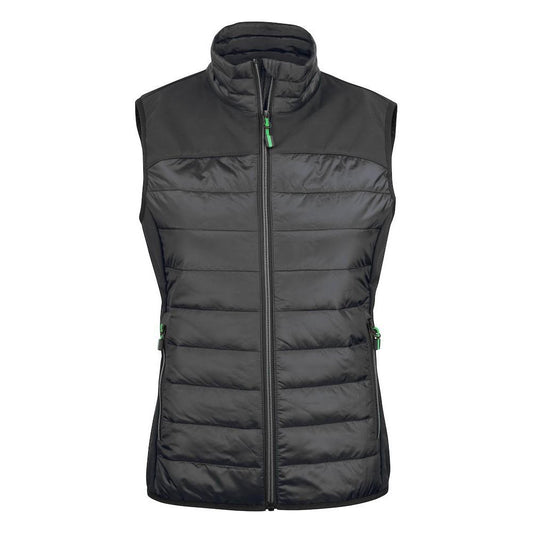 Black - Front - Printer Womens-Ladies Expedition Gilet