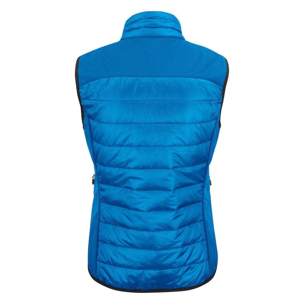 Ocean Blue - Back - Printer Womens-Ladies Expedition Gilet