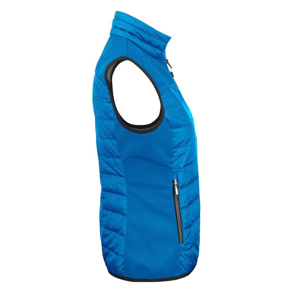 Ocean Blue - Side - Printer Womens-Ladies Expedition Gilet