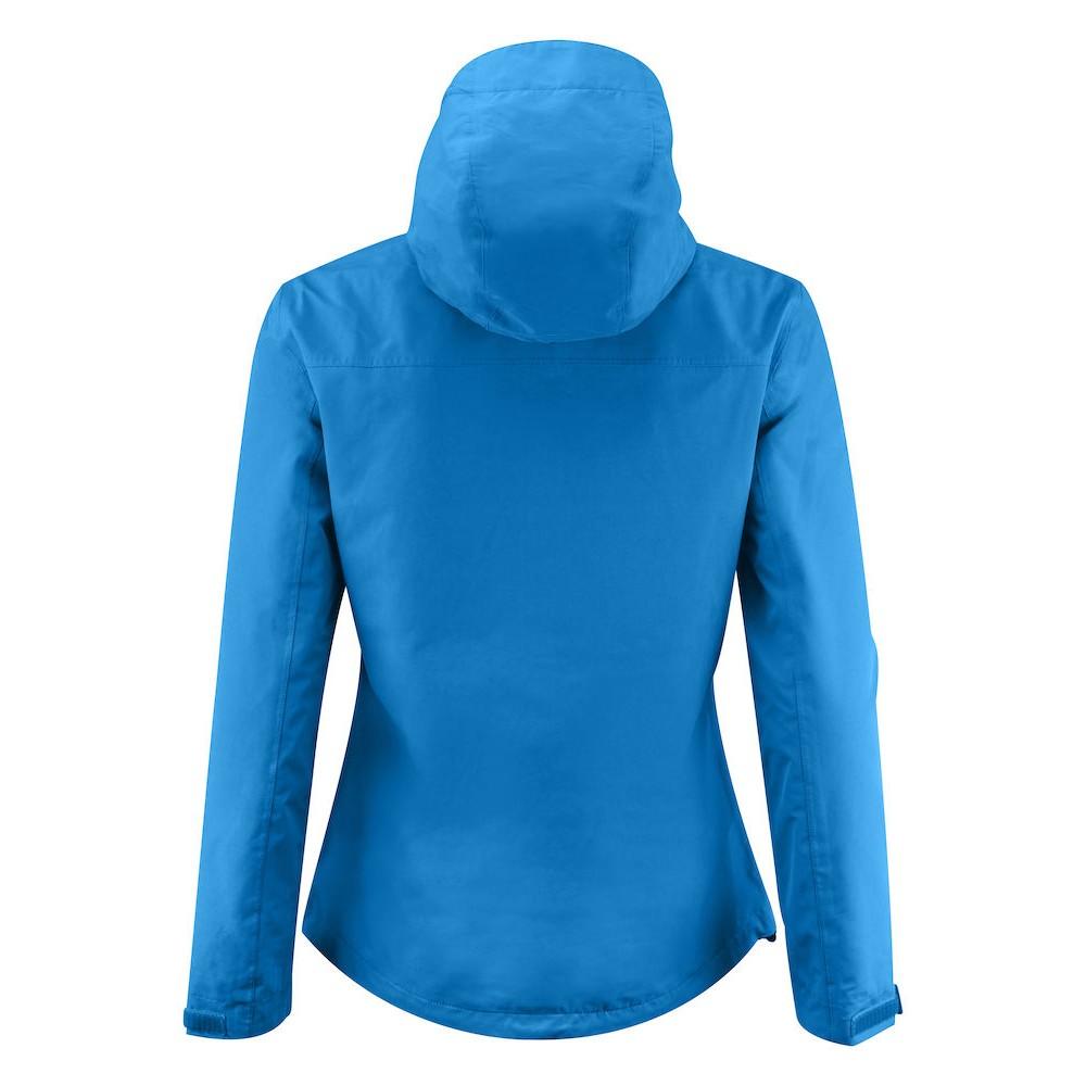 Ocean Blue - Back - Printer Womens-Ladies Hiker Lady Jacket