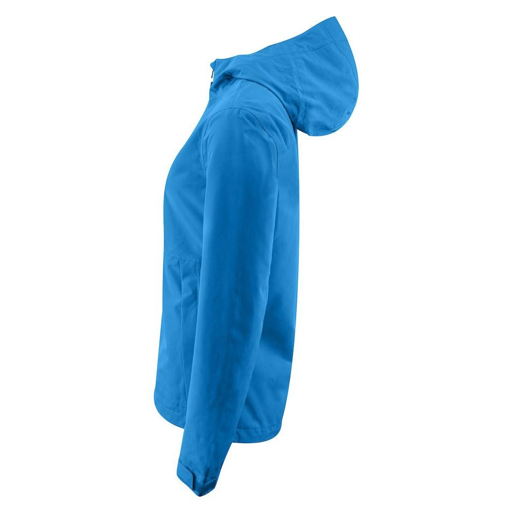 Ocean Blue - Side - Printer Womens-Ladies Hiker Lady Jacket