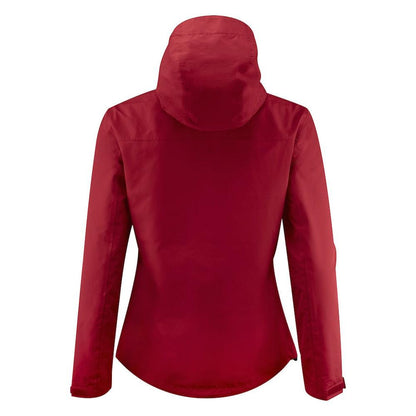 Red - Back - Printer Womens-Ladies Hiker Lady Jacket