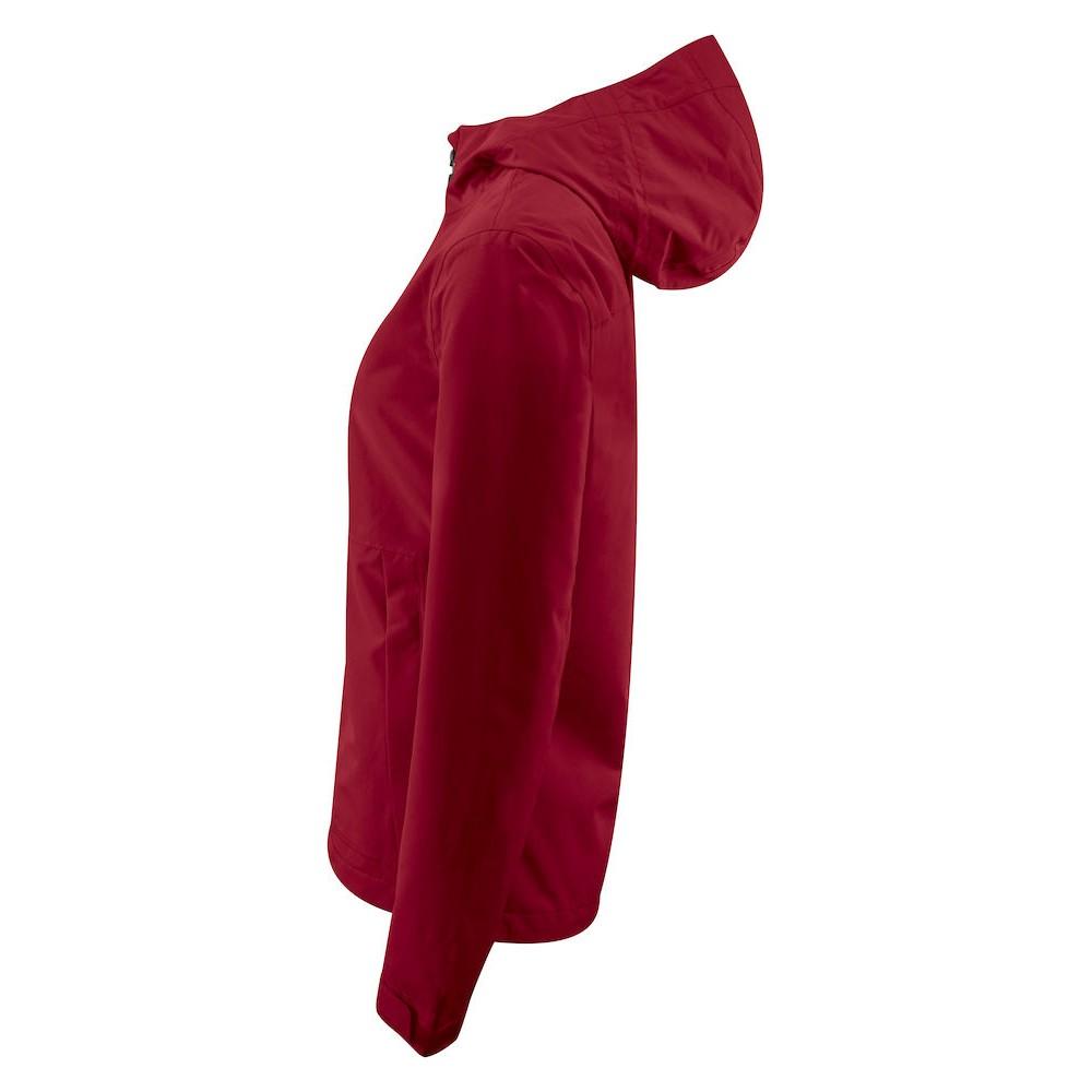 Red - Side - Printer Womens-Ladies Hiker Lady Jacket