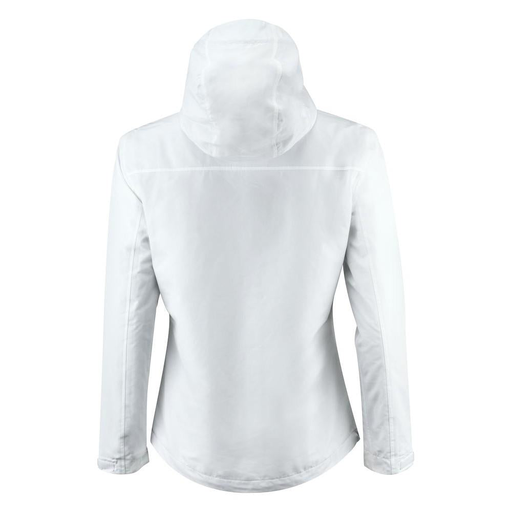 White - Back - Printer Womens-Ladies Hiker Lady Jacket
