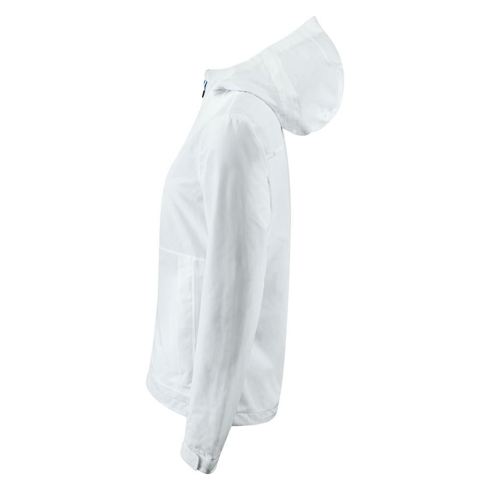White - Side - Printer Womens-Ladies Hiker Lady Jacket