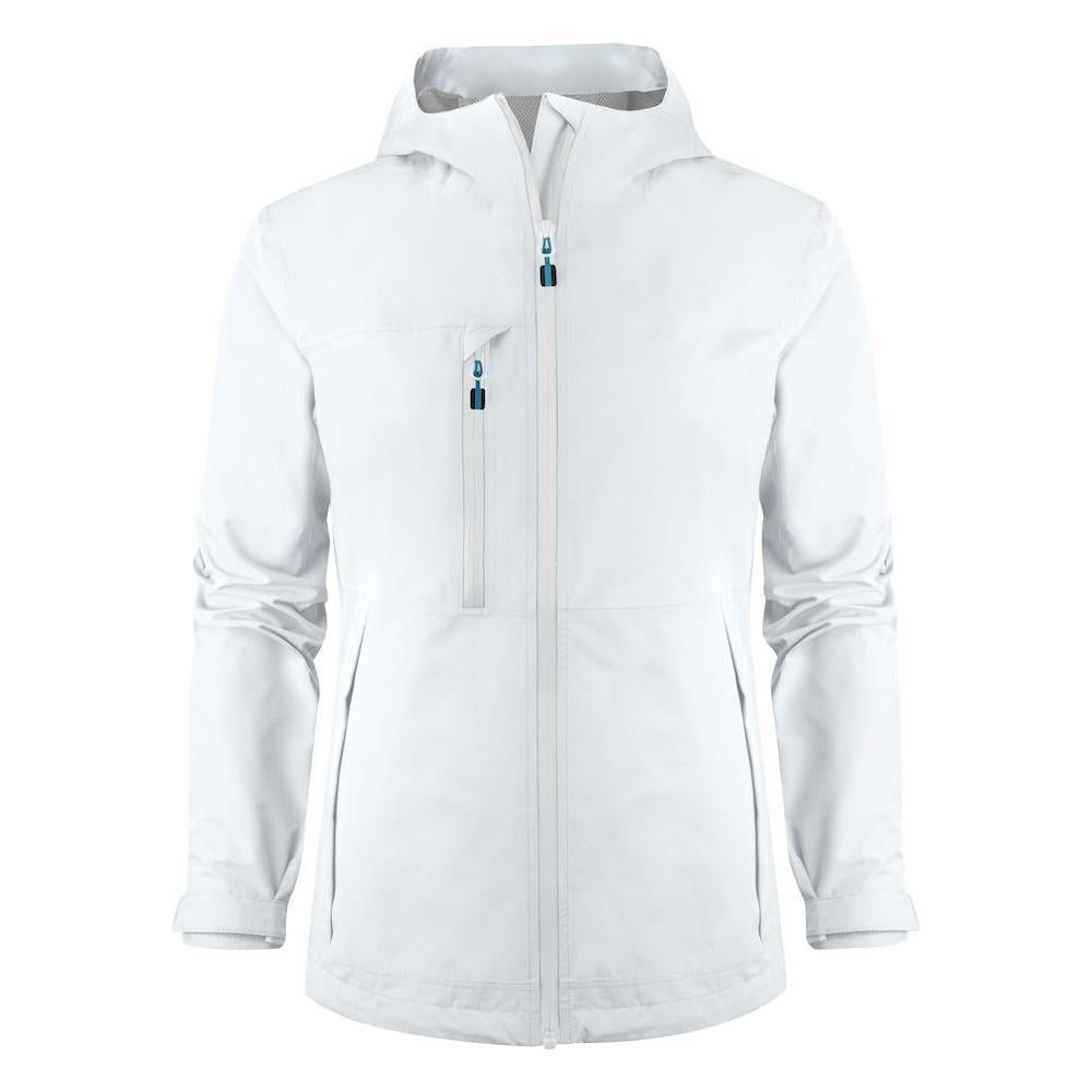 White - Front - Printer Womens-Ladies Hiker Lady Jacket