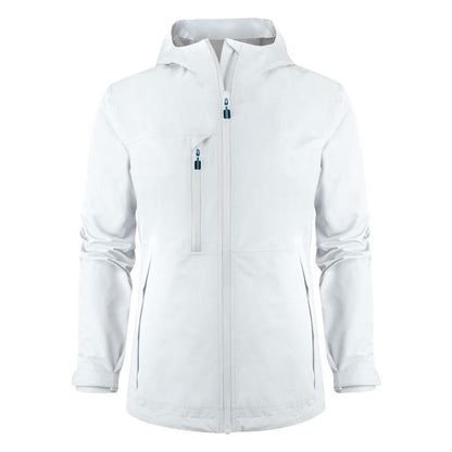 White - Front - Printer Womens-Ladies Hiker Lady Jacket