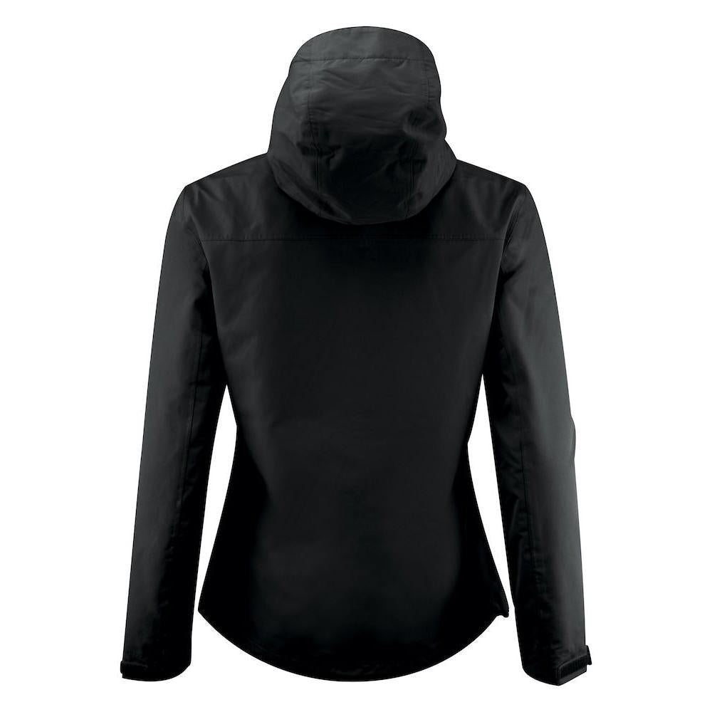 Black - Back - Printer Womens-Ladies Hiker Lady Jacket