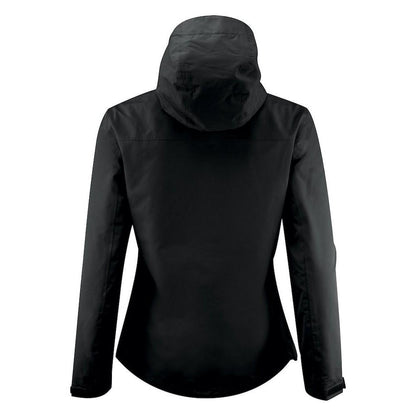 Black - Back - Printer Womens-Ladies Hiker Lady Jacket