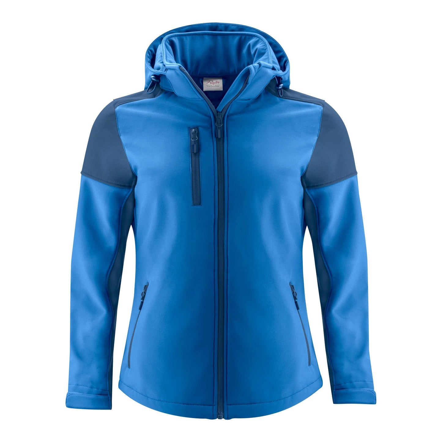 Cobalt-Navy - Back - Printer Womens-Ladies Prime Soft Shell Jacket