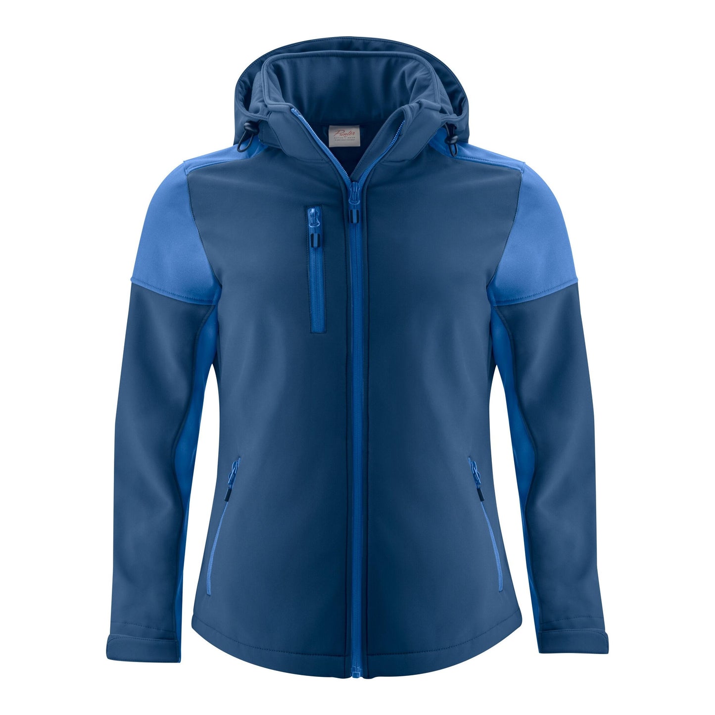 Navy-Cobalt - Back - Printer Womens-Ladies Prime Soft Shell Jacket