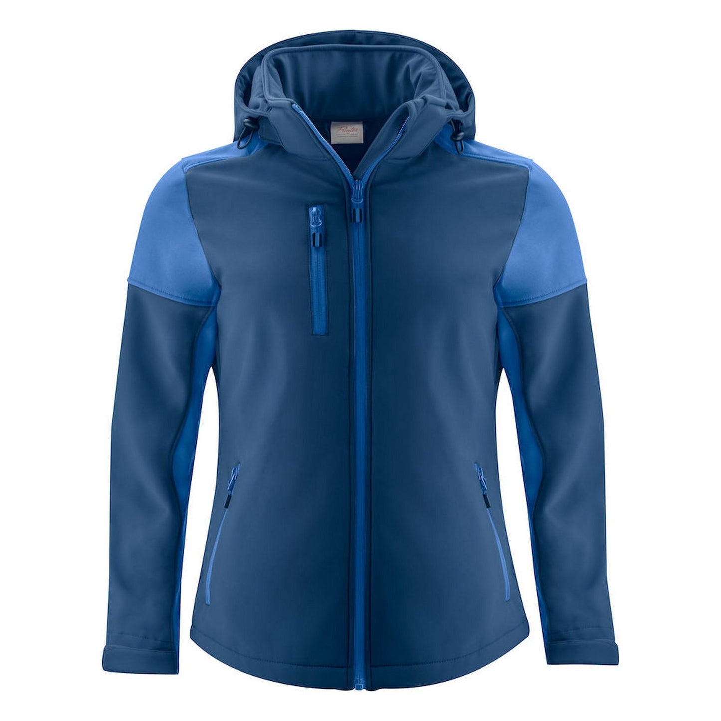 Cobalt Blue-Navy - Front - Printer Womens-Ladies Prime Soft Shell Jacket
