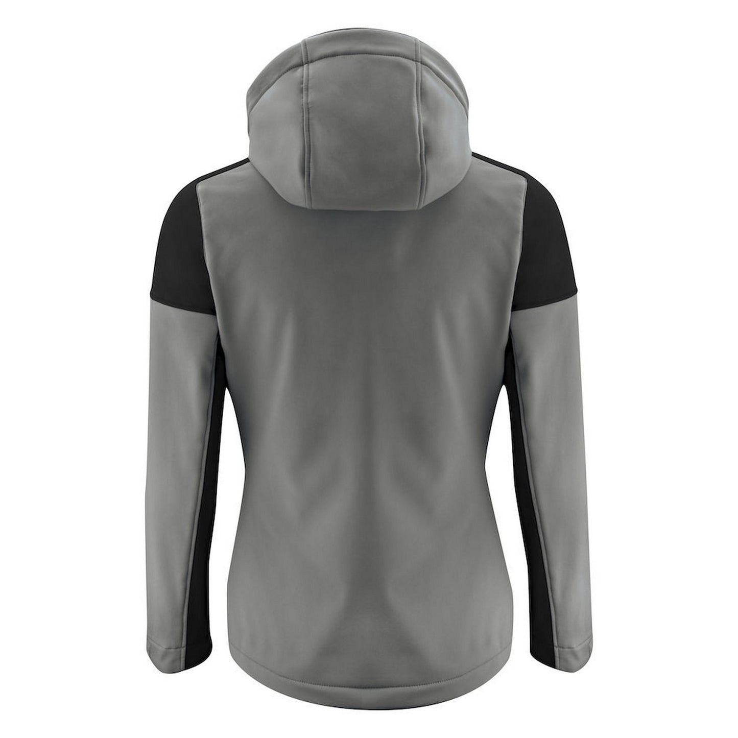 Anthracite-Black - Back - Printer Womens-Ladies Prime Soft Shell Jacket
