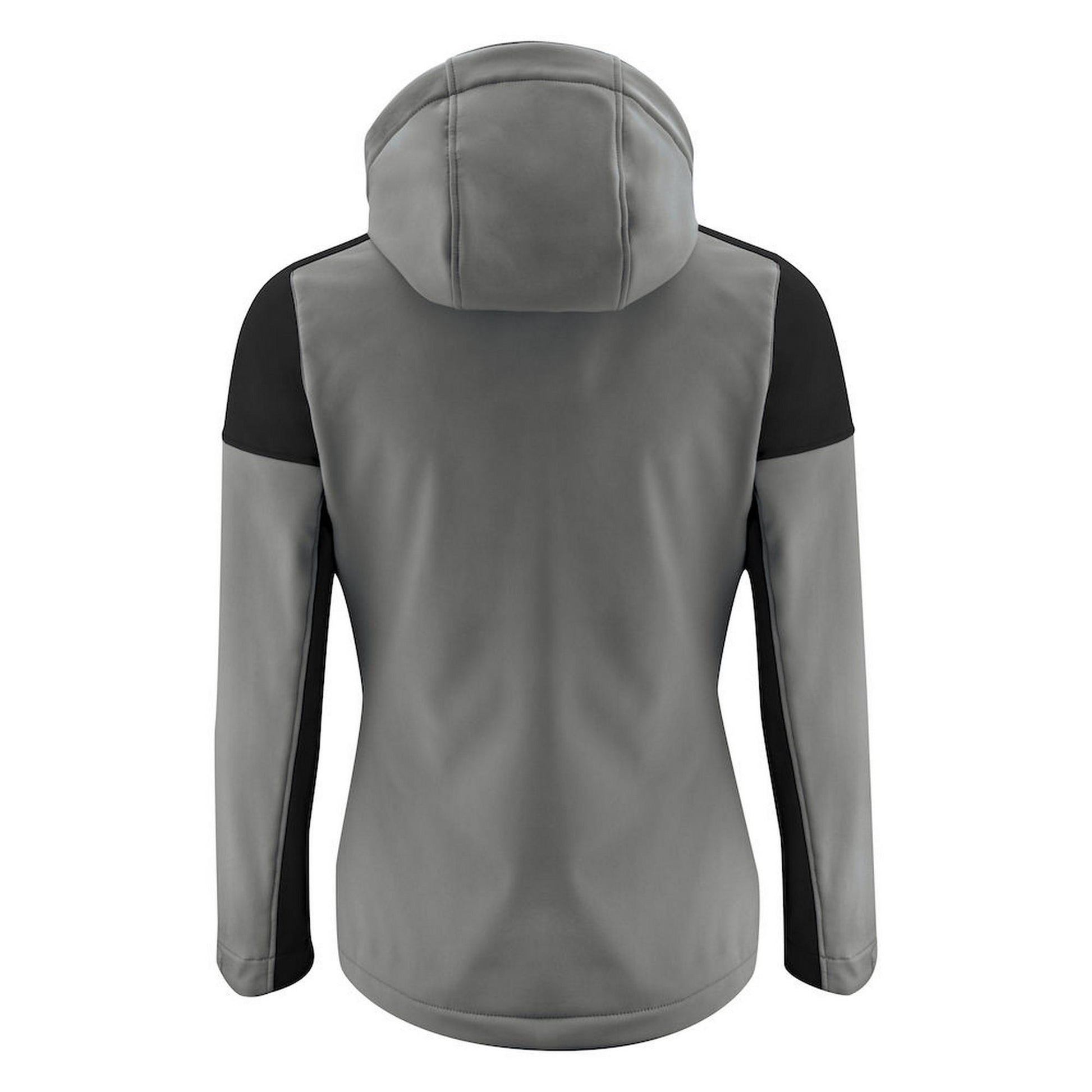 Anthracite-Black - Back - Printer Womens-Ladies Prime Soft Shell Jacket