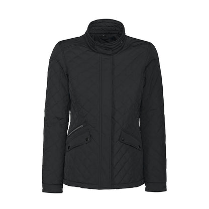 Black - Front - James Harvest Womens-Ladies Huntingview Jacket