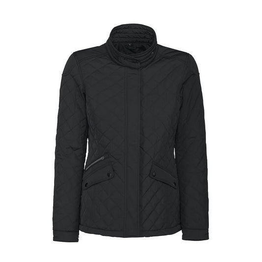 Black - Front - James Harvest Womens-Ladies Huntingview Jacket