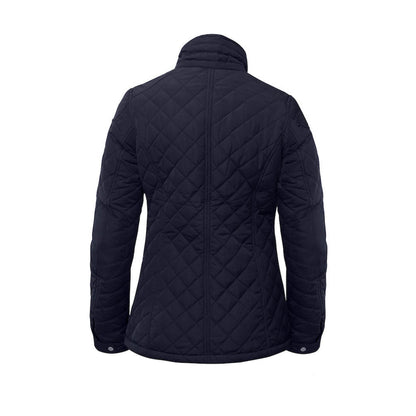 Navy - Back - James Harvest Womens-Ladies Huntingview Jacket
