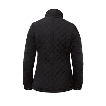Black - Back - James Harvest Womens-Ladies Huntingview Jacket