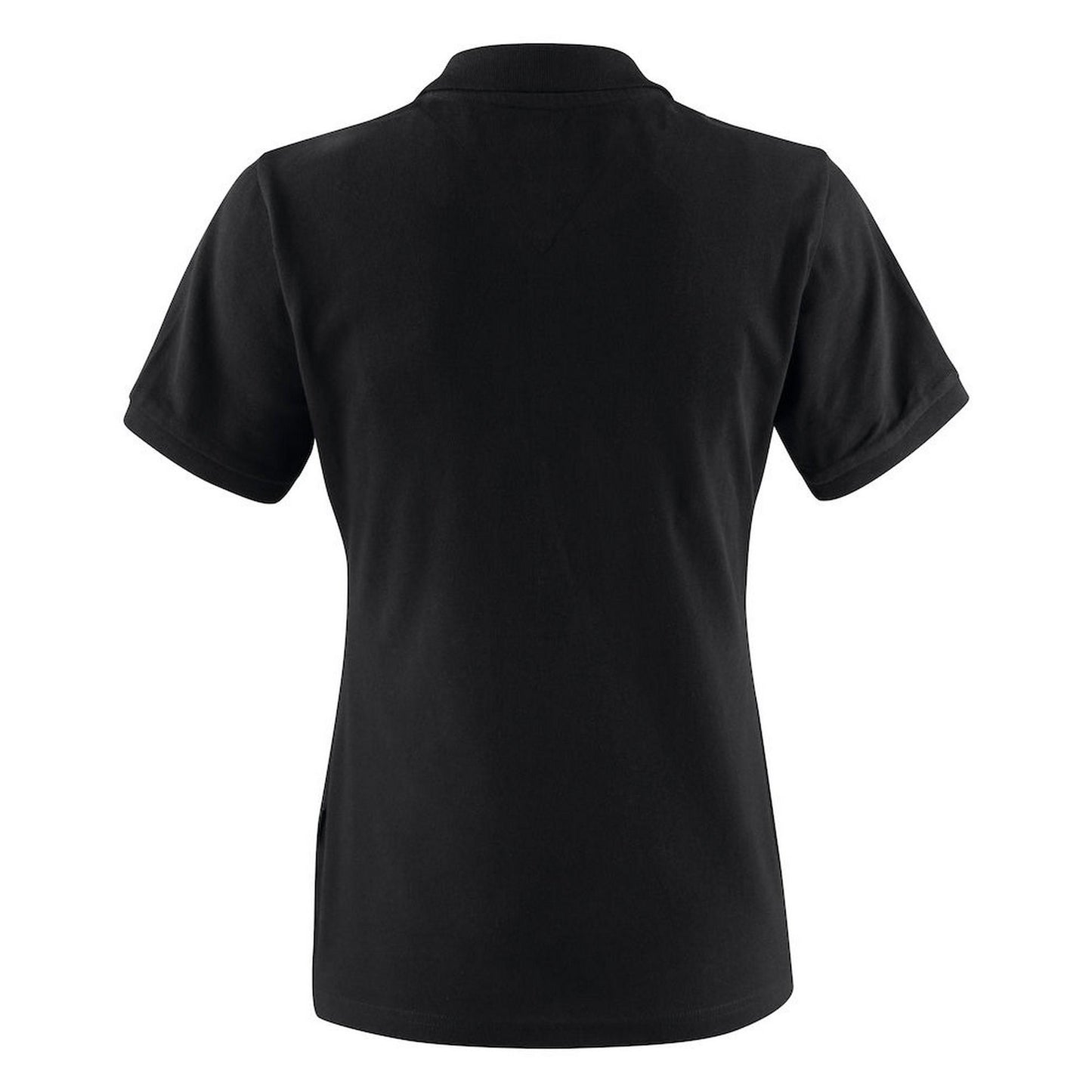 Black - Back - James Harvest Womens-Ladies Neptune Polo Shirt