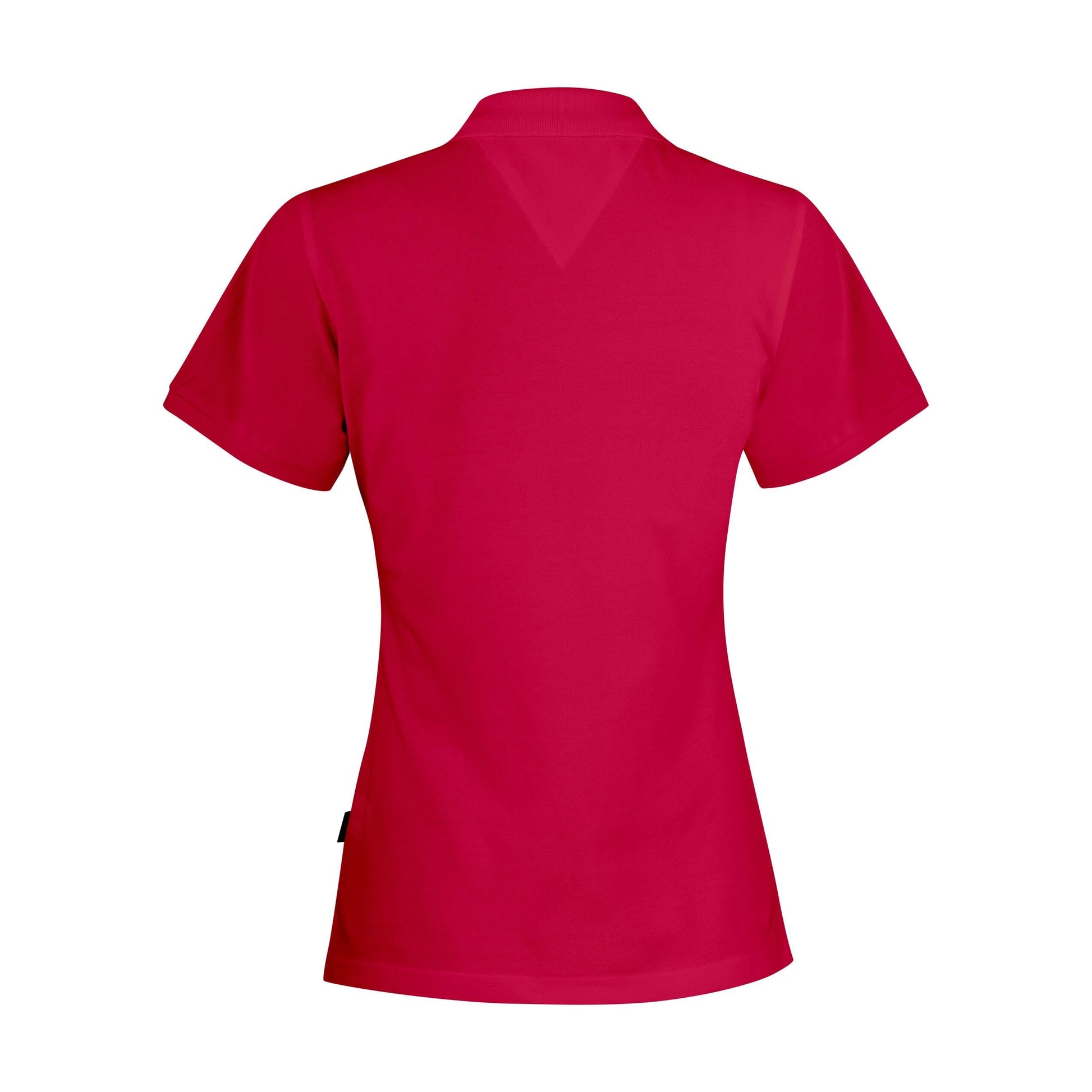 Red - Pack Shot - James Harvest Womens-Ladies Neptune Polo Shirt