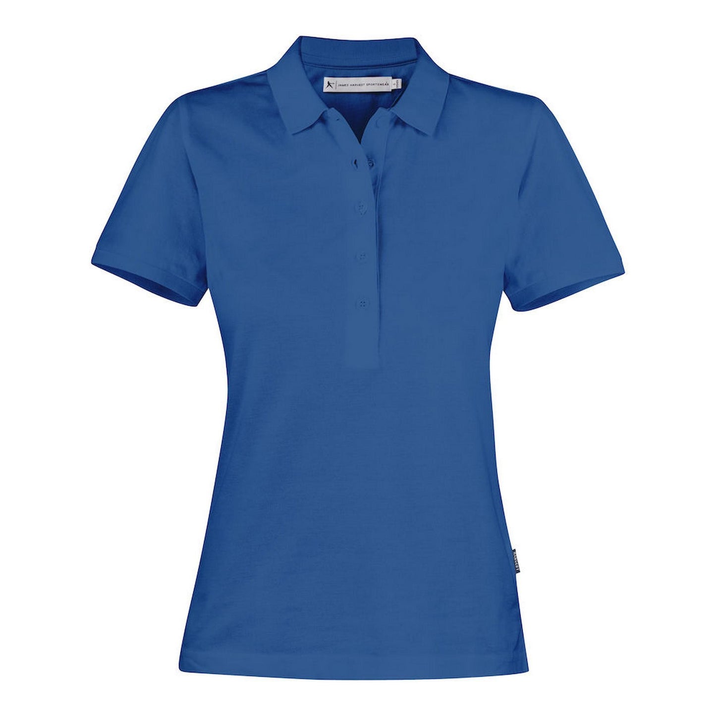 Petrol - Front - James Harvest Womens-Ladies Neptune Polo Shirt