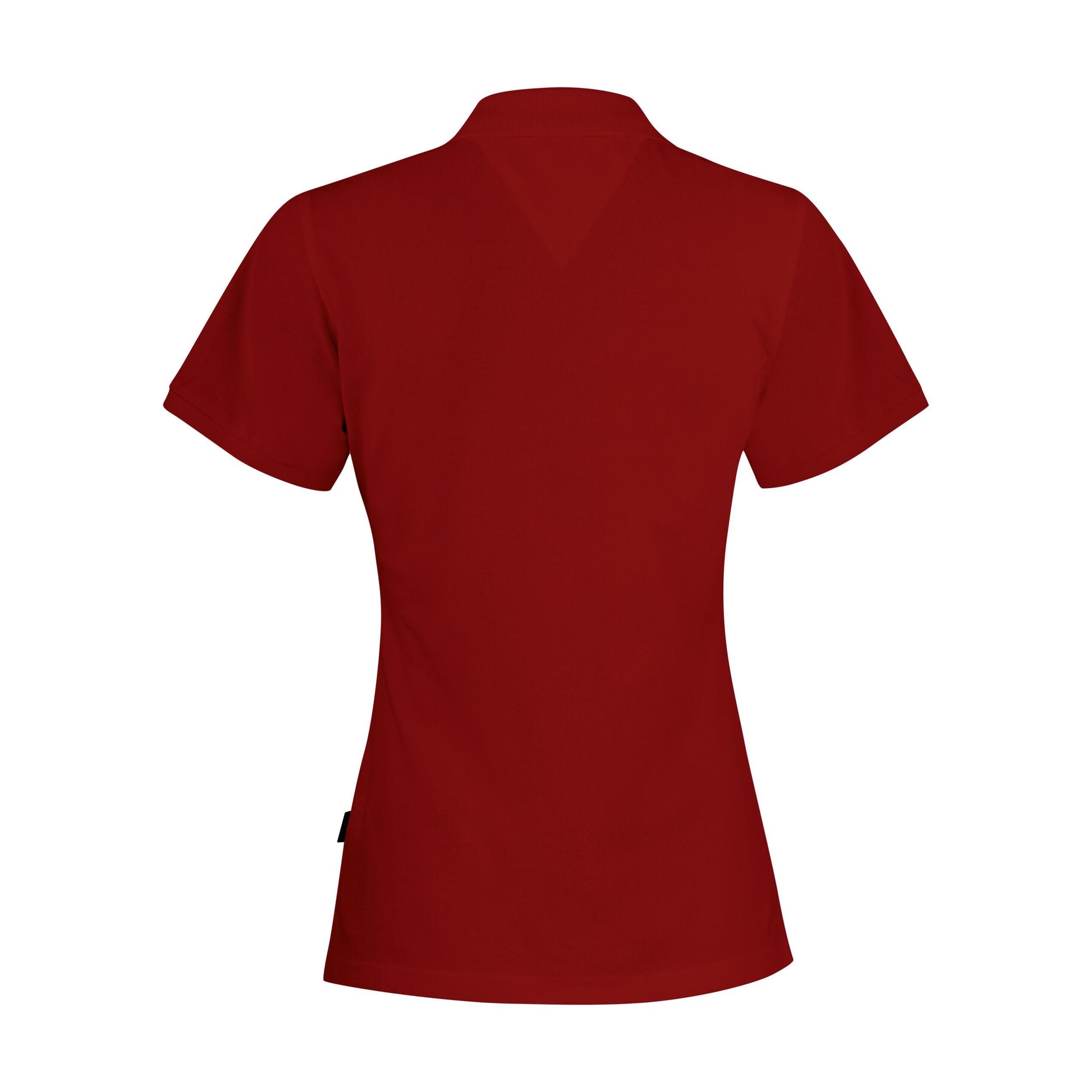 Dark Red - Pack Shot - James Harvest Womens-Ladies Neptune Polo Shirt