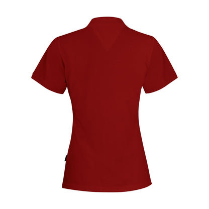 Dark Red - Pack Shot - James Harvest Womens-Ladies Neptune Polo Shirt