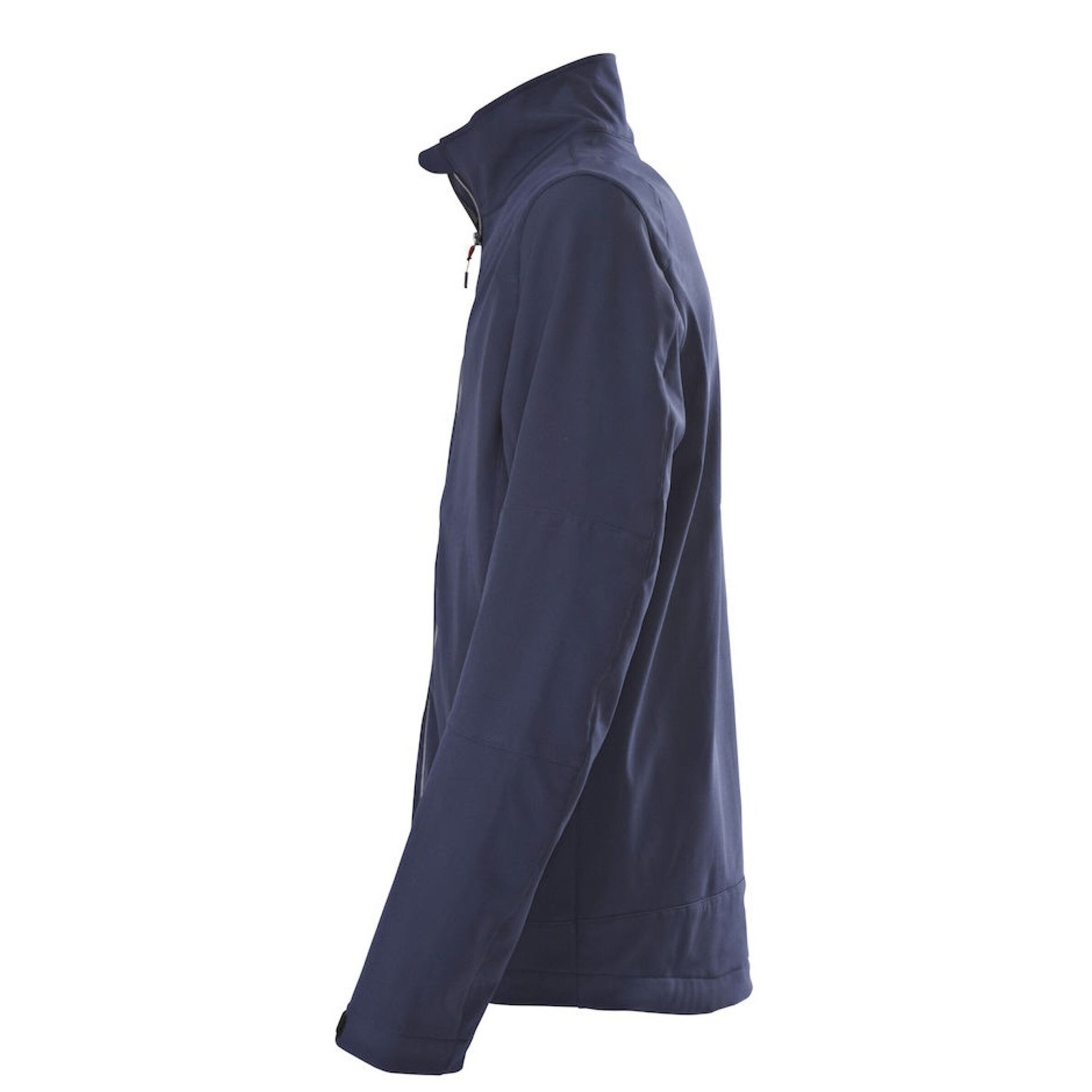 Navy - Side - Printer Mens Trial Soft Shell Jacket