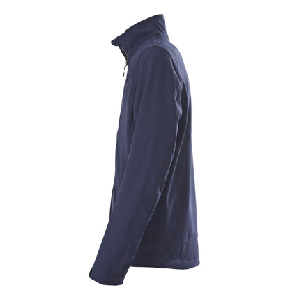 Navy - Side - Printer Mens Trial Soft Shell Jacket