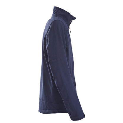Navy - Lifestyle - Printer Mens Trial Soft Shell Jacket