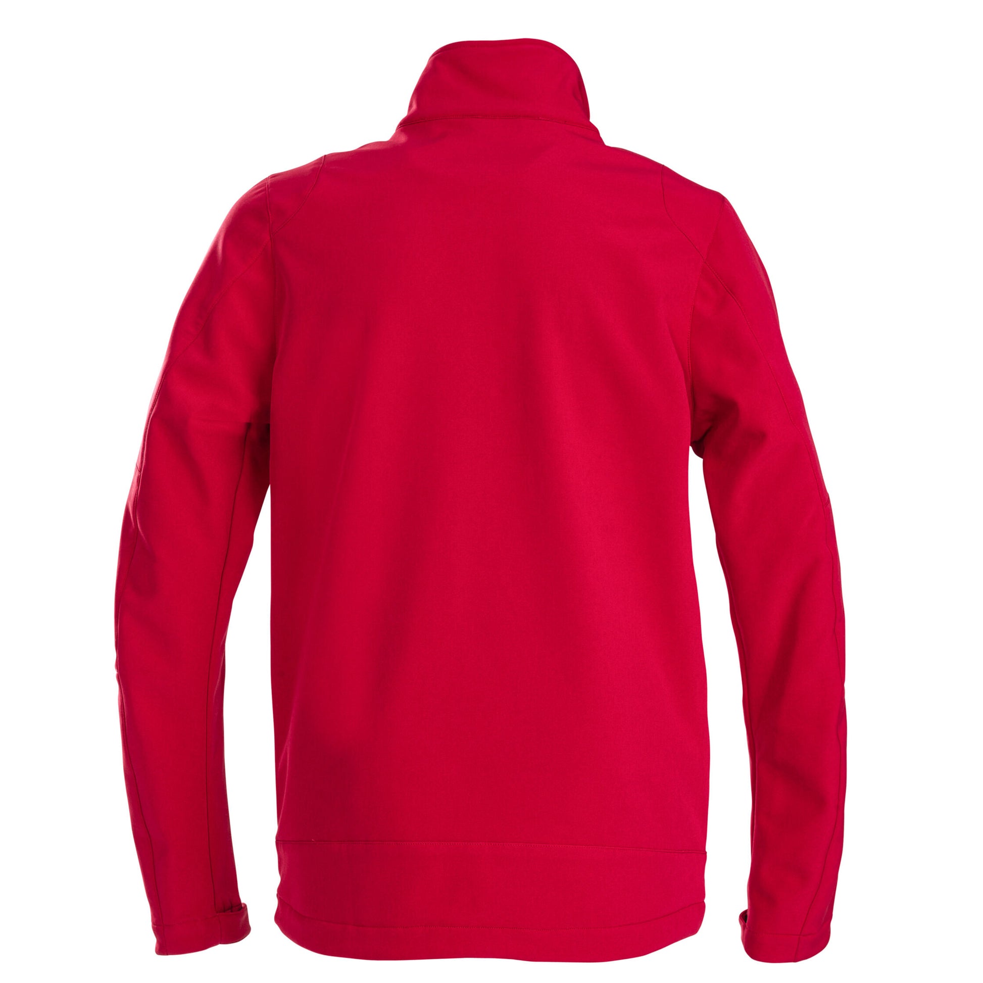 Red - Back - Printer Mens Trial Soft Shell Jacket