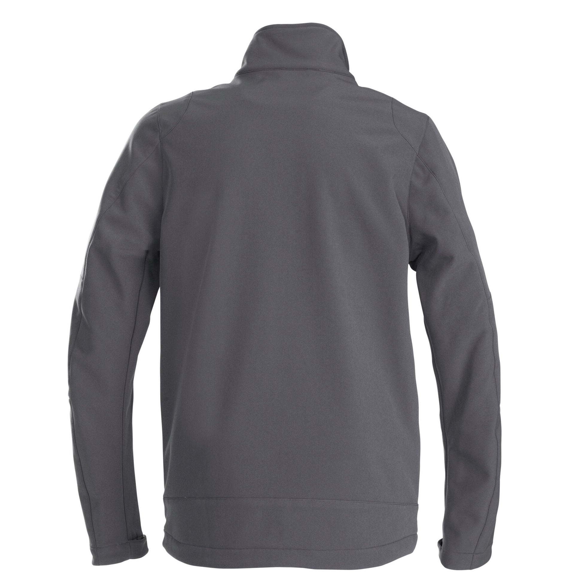 Steel Grey - Back - Printer Mens Trial Soft Shell Jacket