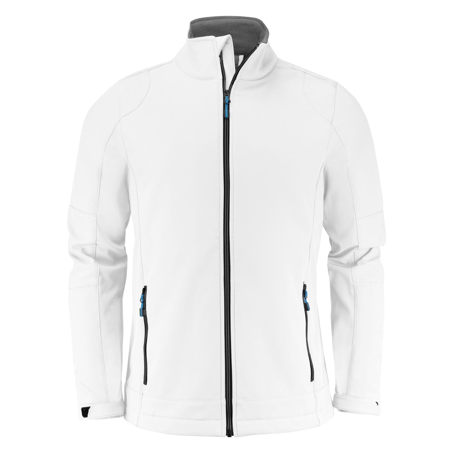 White - Front - Printer Mens Trial Soft Shell Jacket
