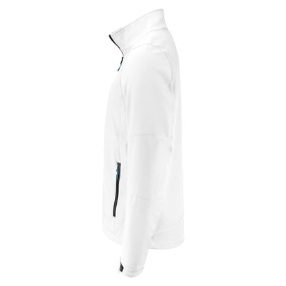 White - Side - Printer Mens Trial Soft Shell Jacket