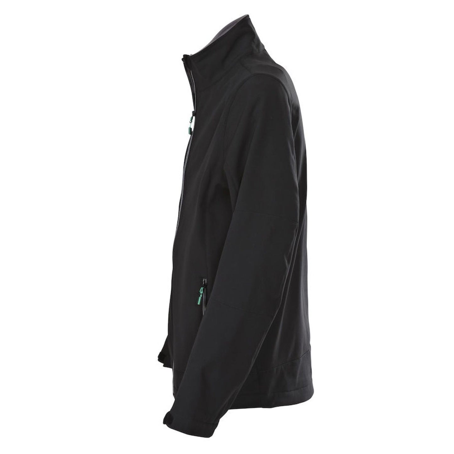 Black - Side - Printer Mens Trial Soft Shell Jacket