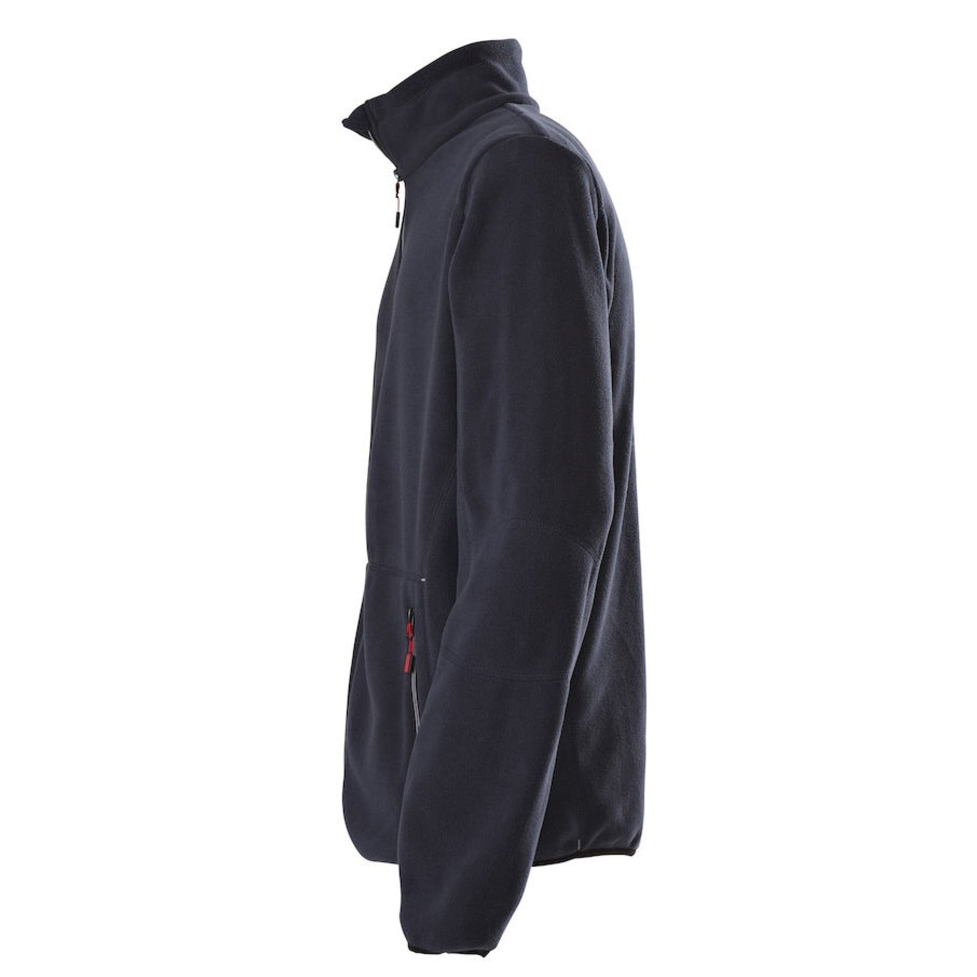 Navy - Back - Printer Mens Speedway Fleece Jacket