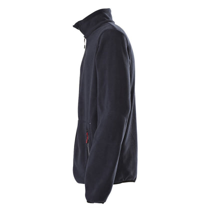 Navy - Back - Printer Mens Speedway Fleece Jacket