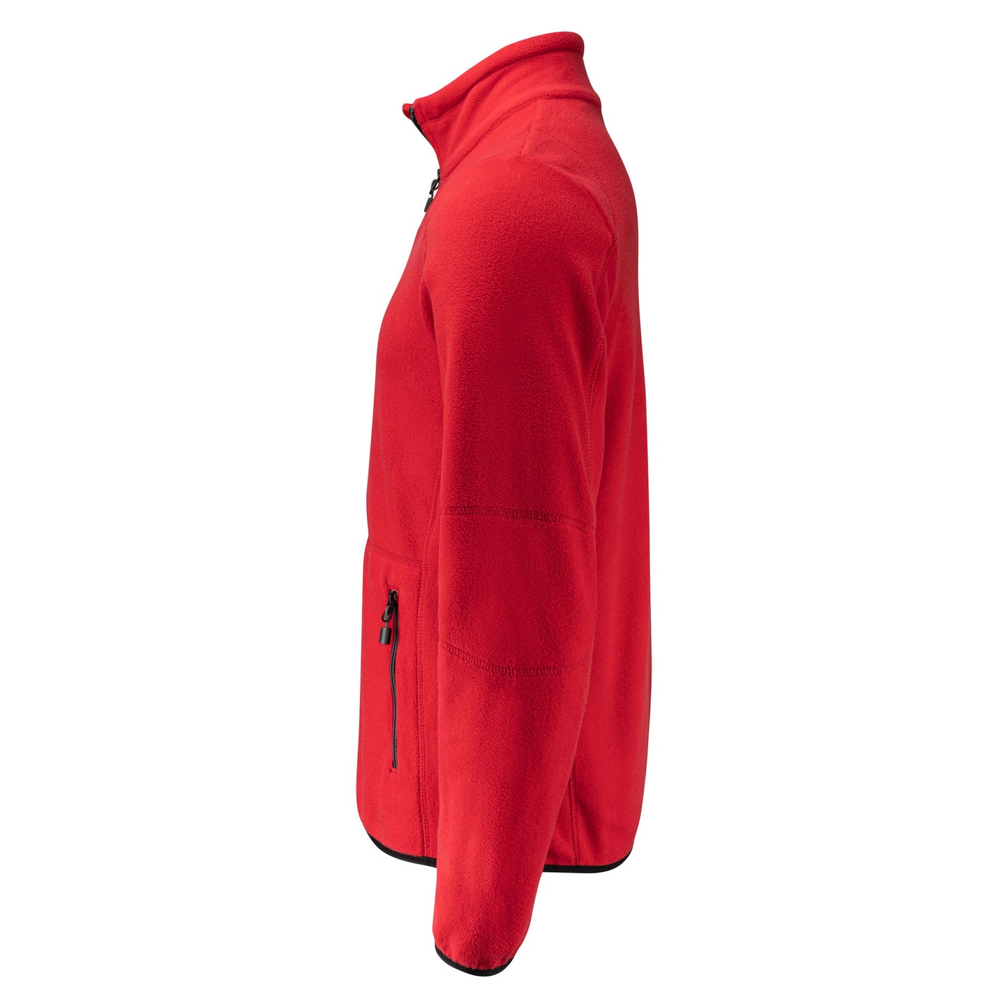 Red - Side - Printer Mens Speedway Fleece Jacket